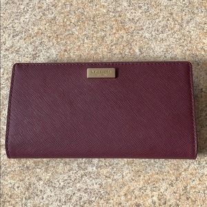 NWT Maroon Kate Spade Wallet